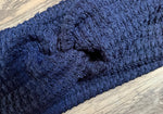 Load image into Gallery viewer, Navy Chunky Waffle Knit
