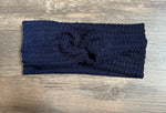 Load image into Gallery viewer, Navy Chunky Waffle Knit
