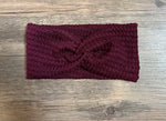 Load image into Gallery viewer, Wine Chunky Waffle Knit
