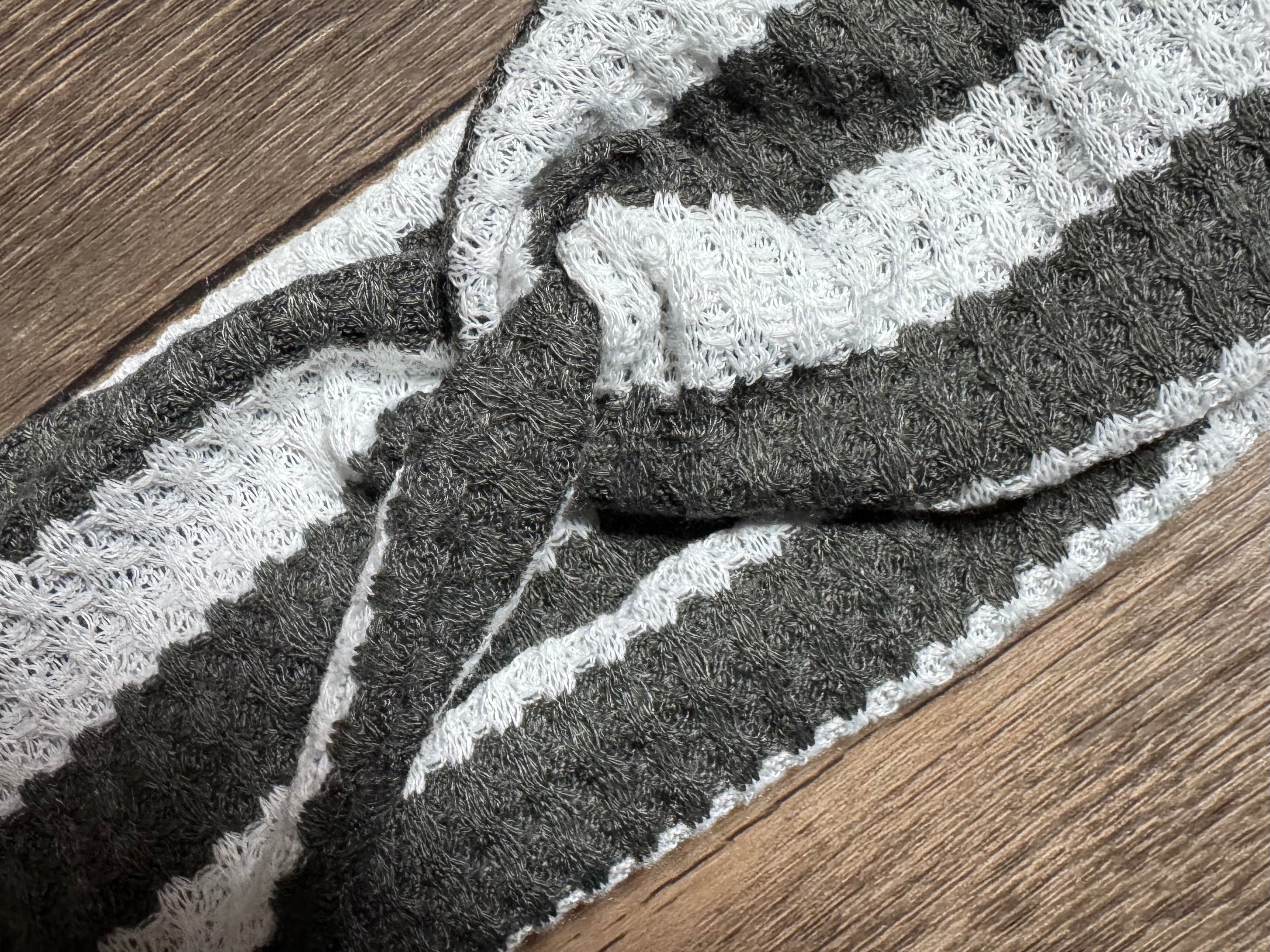 Chunky Gray Stripes