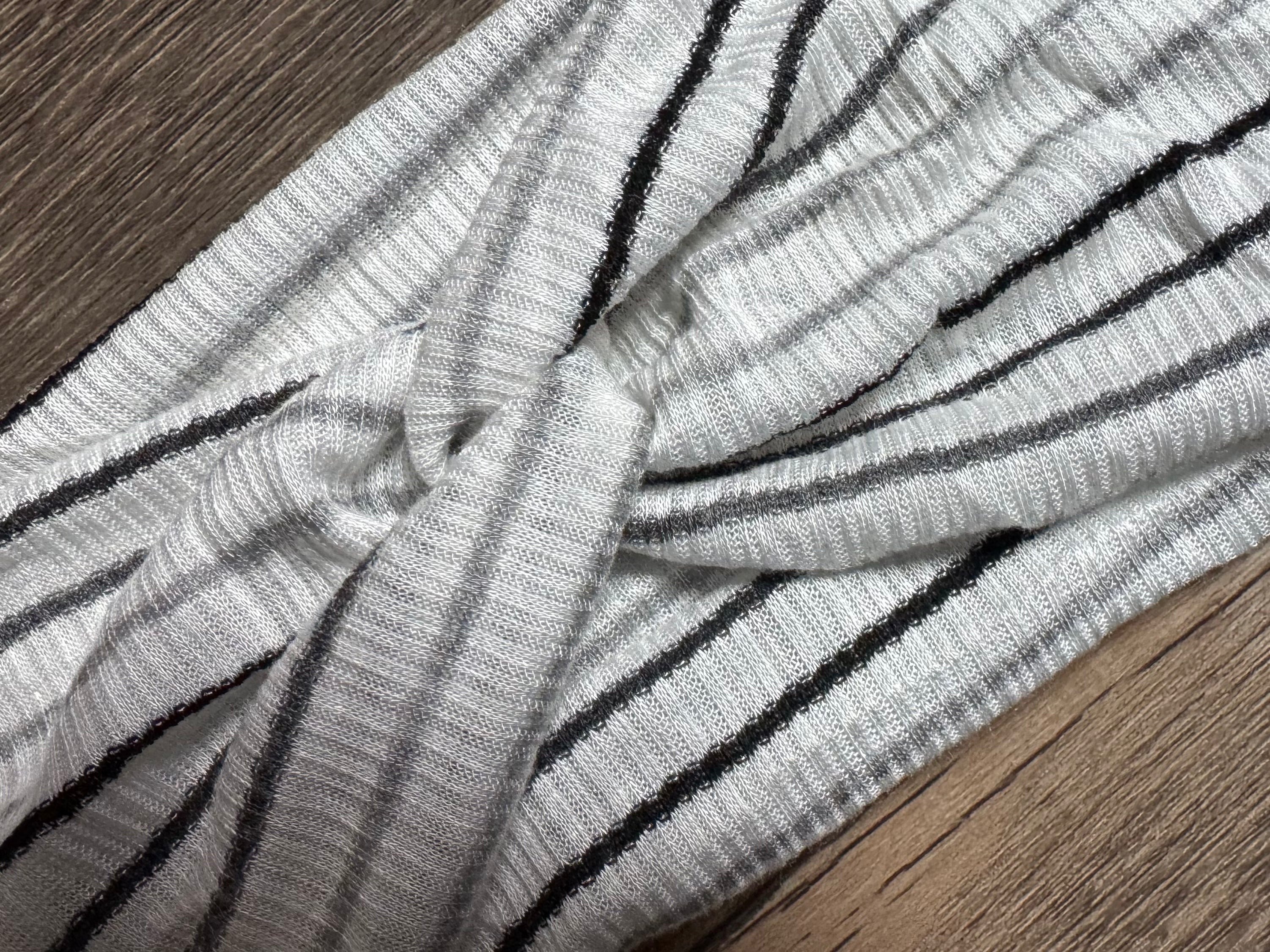 Gray Sweater Stripes