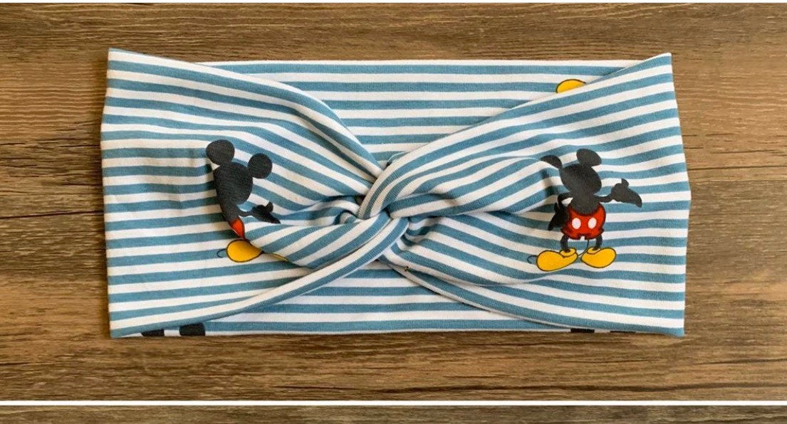 Mickey Mouse turban headband, knotted headband, yoga headband, exercise headband, Mickey mouse gift, disney baby headband, Mickey headband