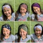 Load image into Gallery viewer, Turquoise turban headband, blue baby headband, turban for baby, exercise headband, nurse headband, yoga headband, woman&#39;s gift
