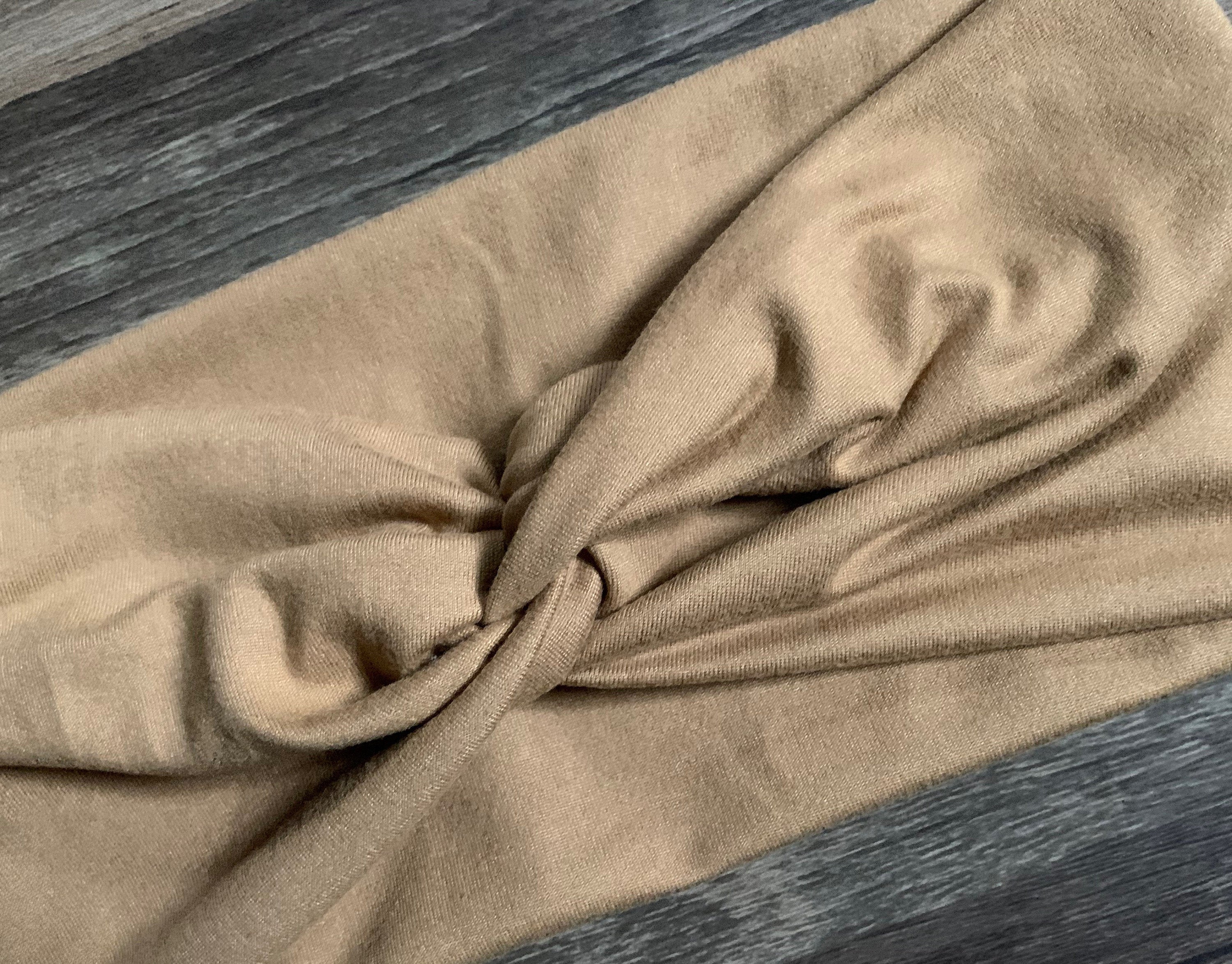 Mocha turban headband, knotted headband, hair accessory, twisted headband, brown headband, gift for woman, nurse headband, top knot