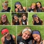 Load image into Gallery viewer, Ice cream turban headband| summer headband| knotted baby headband|woman's headband| women yoga headband|, gift for woman| exercise headband
