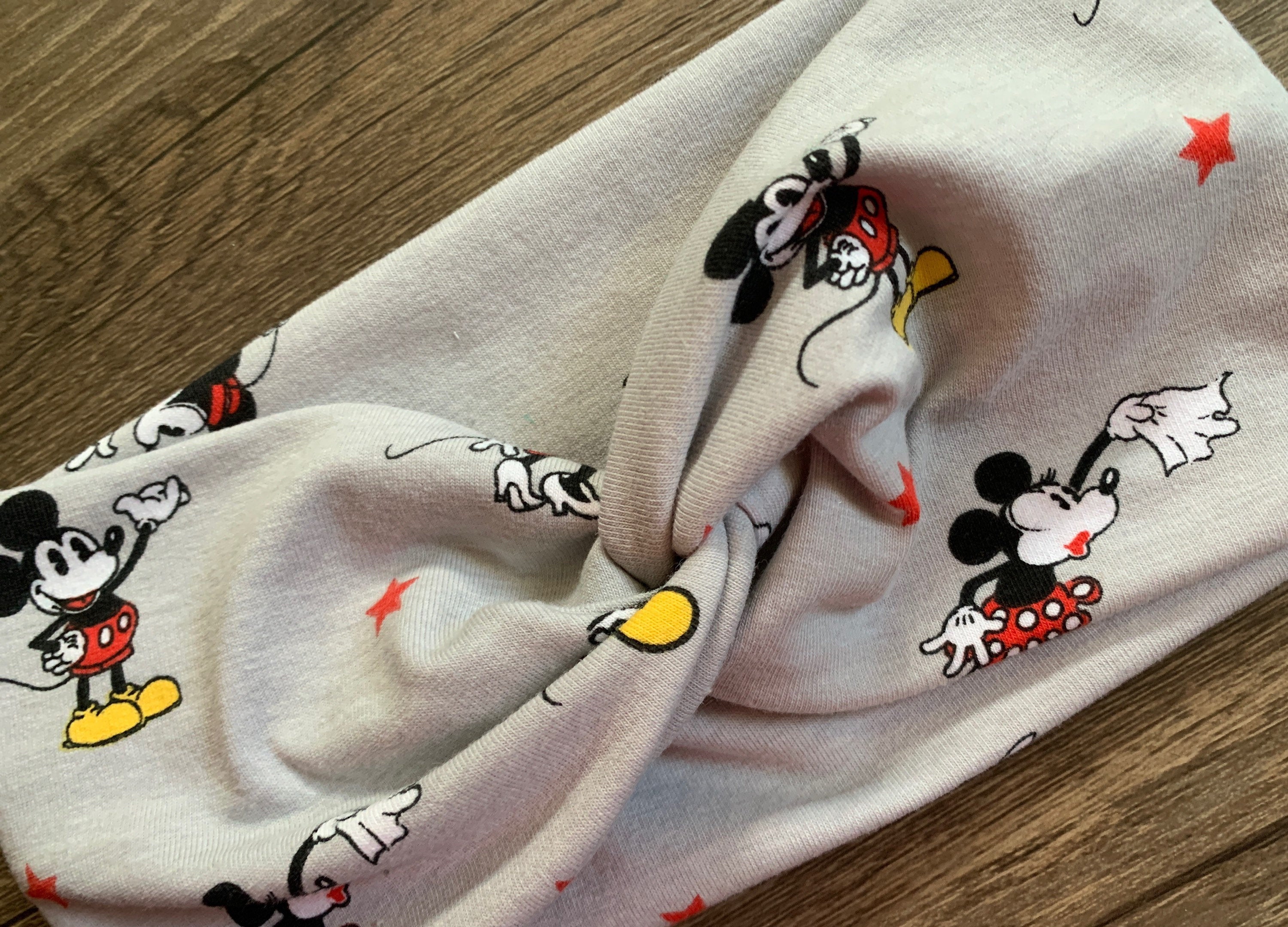 Mickey and Minnie Mouse turban headband, knotted headband, Disney headband, exercise headband, Mickey mouse gift, Women&#39;s mickey headband