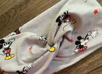 Load image into Gallery viewer, Mickey and Minnie Mouse turban headband, knotted headband, Disney headband, exercise headband, Mickey mouse gift, Women&#39;s mickey headband
