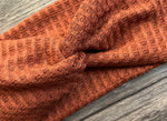 Load image into Gallery viewer, Rust Waffle Knit
