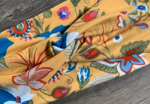 Bold Mustard Floral